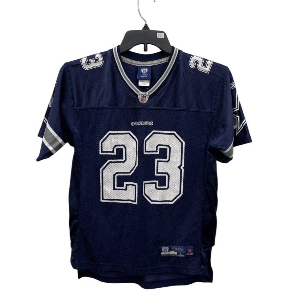 Reebok Dallas Cowboys Tashard Choice 23 NFL Jersey Youth Large Blue Nylon Mesh